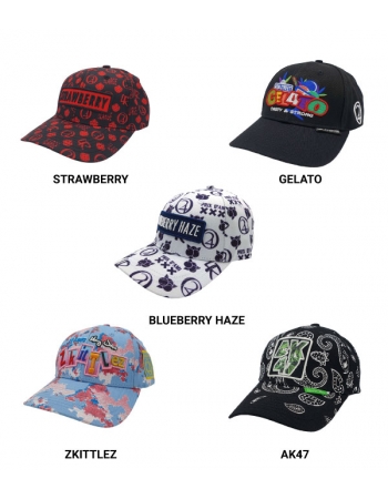 Bonés de Beisebol com Desenhos Canábicos