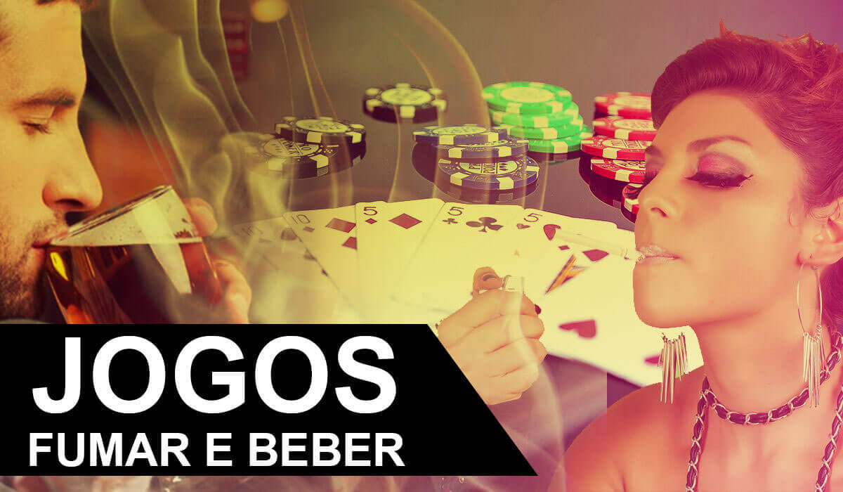 Jogos fumar e beber