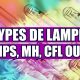 TYPES DE LAMPES POUR LA CULTURE DE LA MARIJUANA (HPS, MH, CFL OU LED)