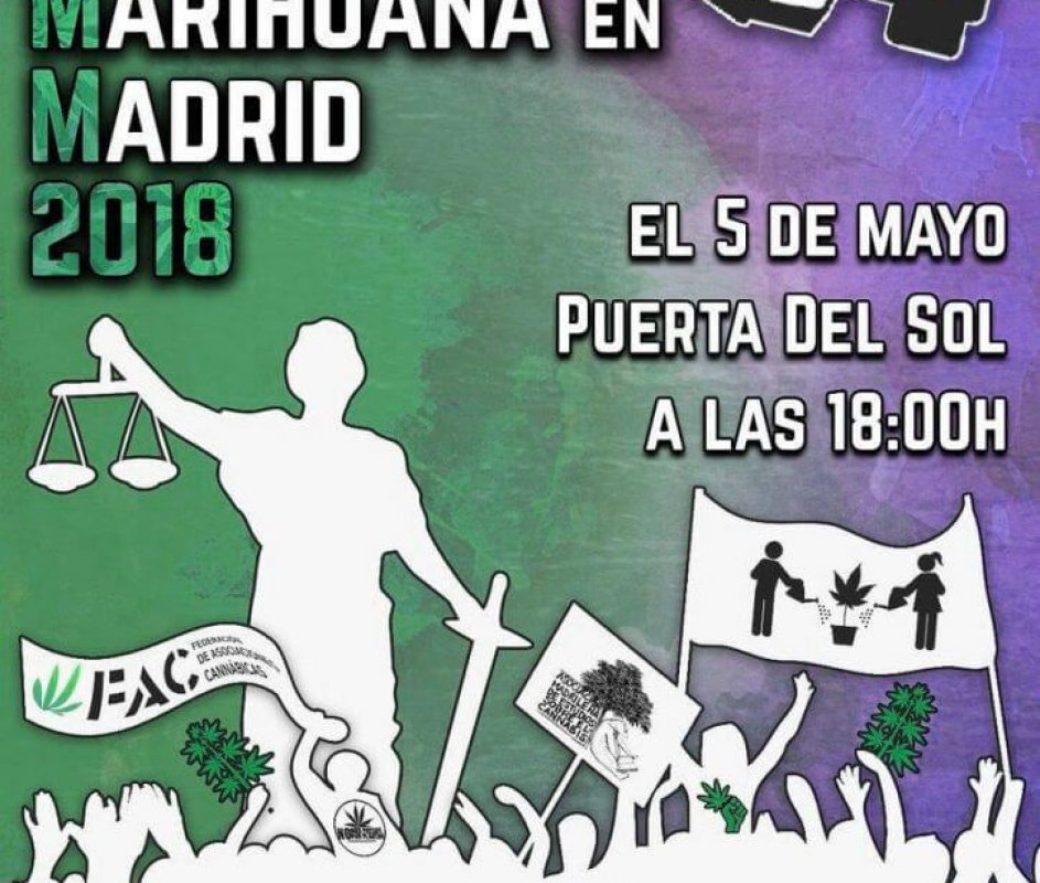 Marcha Mundial Marihuana Madrid 2018
