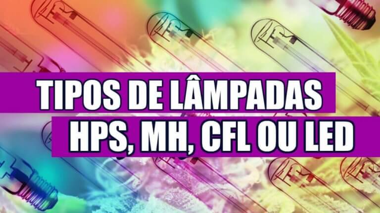 TIPOS DE LÂMPADAS PARA CULTIVO DE MARIJUANA (HPS, MH, CFL OU LED)