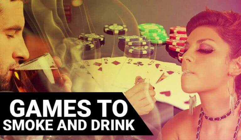 smoking and drinking games