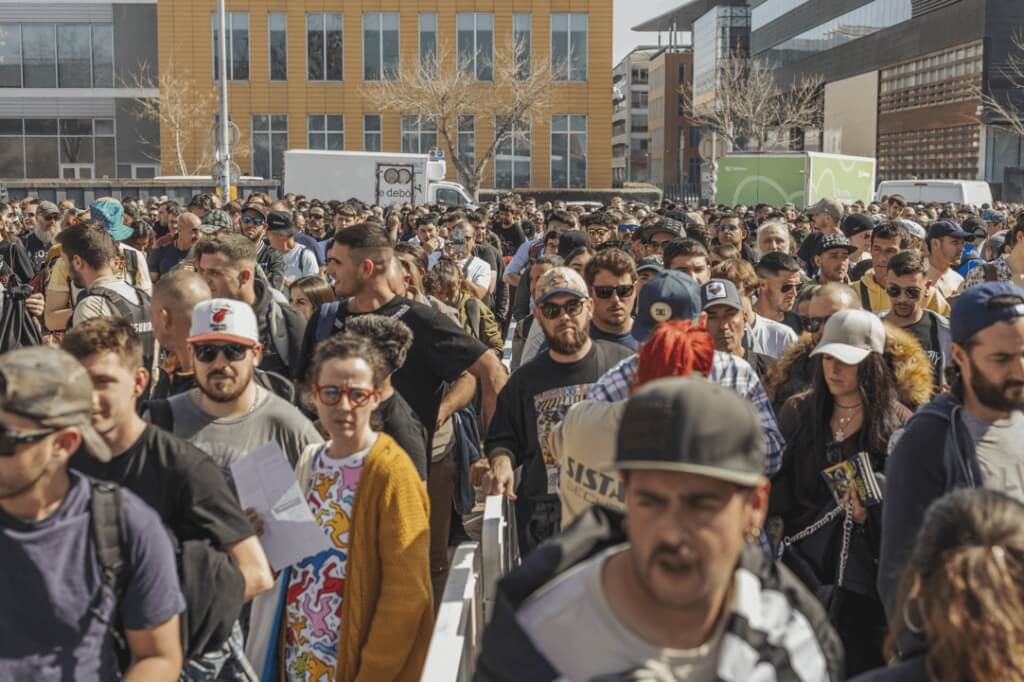 Eingang zum Spannabis Barcelona